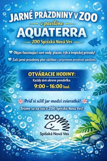 Aquaterra v ZOO Spišská Nová Ves