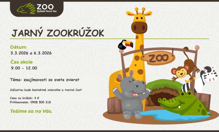Jarný Zookrúžok v ZOO Spišská Nová Ves